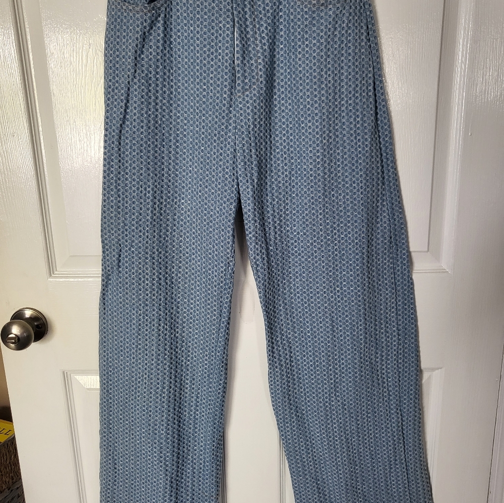 Three peice jacket, wideleg pants, and headband NWOT sz LG